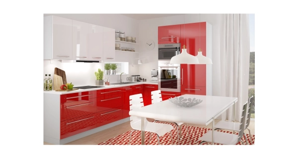 SHAULA, skříňka horní W4 30, korpus: grey, barva: white