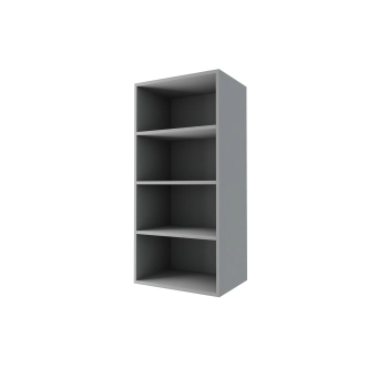 SHAULA, skříňka horní W4 45, korpus: grey, barva: black