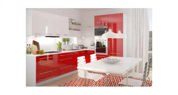 SHAULA, skříňka horní W4 90, korpus: grey, barva: white