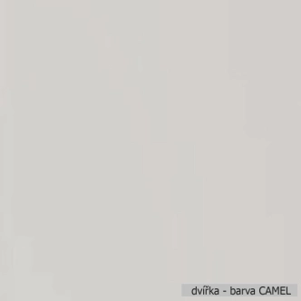 SHAULA, skříňka horní W4b 50, korpus: bílý, barva: camel