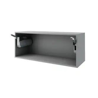 SHAULA, skříňka horní W4B 90 AV HK, korpus: grey, barva: white