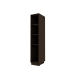 SHAULA, skříňka potravinová 2D14k 40 + cargo, korpus: lava, barva: black 