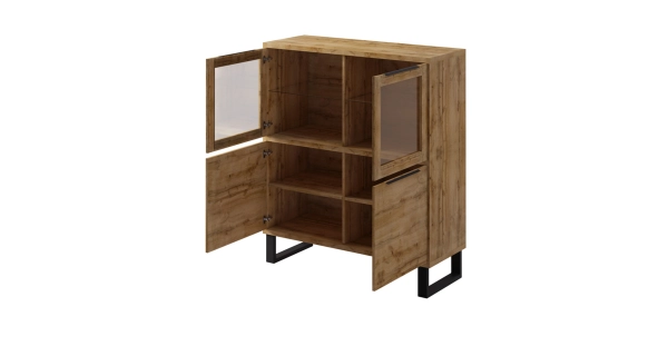 SIGUNI vitrína, dub wotan