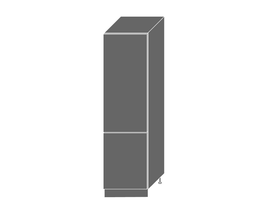 FLOSSIE, skříňka pro vestavnou lednici D14DL 60, korpus: grey, barva: sonoma