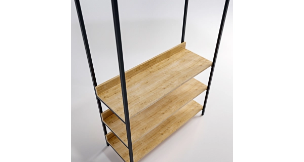 Široký regál DARCY, dub