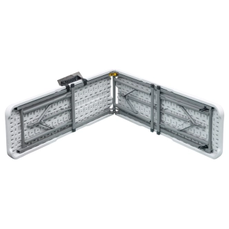 Skládací campingová lavice MIRNOR, bílá