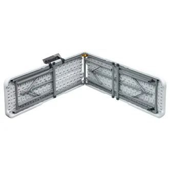 Skládací campingová lavice MIRNOR, bílá