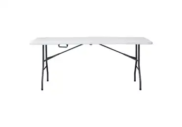 Skládací campingový stůl DRIVON 180x70, bílý