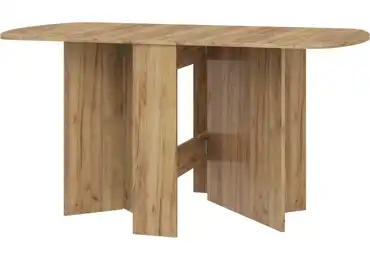 Skládací jídelní stůl BASHA 2, craft zlatý