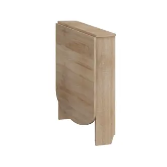 Skládací jídelní stůl BASHA 6, dub sonoma