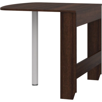 Skládací jídelní stůl BASHA 6, dub sonoma tmavý, 5 let záruka