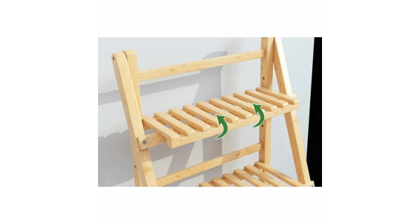 Skládací regál JEHUDA typ 1 + dárek, bambus