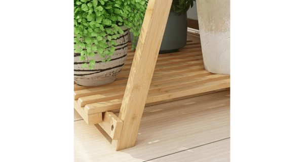 Skládací regál JEHUDA typ 1 + dárek, bambus