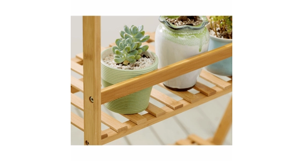 Skládací regál JEHUDA typ 1 + dárek, bambus