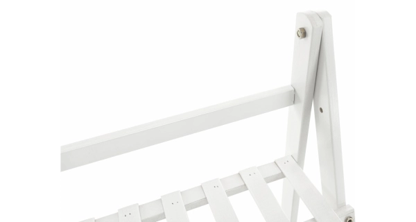 Skládací regál JEHUDA typ 1 + dárek, bílá