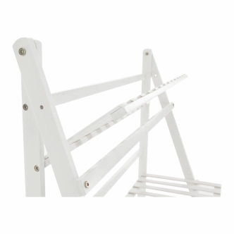 Skládací regál JEHUDA typ 1 + dárek, bílá