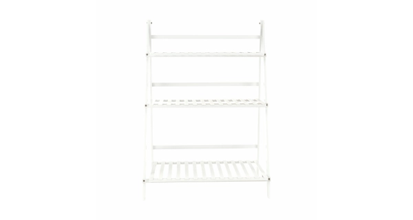 Skládací regál JEHUDA typ 1 + dárek, bílá