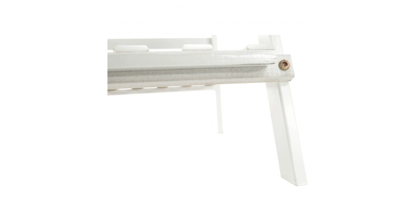 Skládací regál JEHUDA typ 1 + dárek, bílá