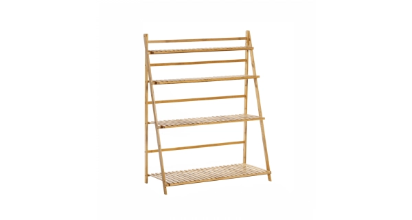 Skládací regál JEHUDA typ 2 + dárek, bambus