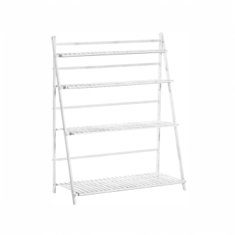 Skládací regál JEHUDA typ 2 + dárek, bílá