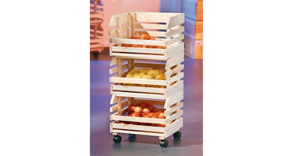 Skládací regál OMAN 2, masiv