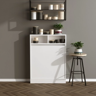 Skládací stůl AMBRE, bílá