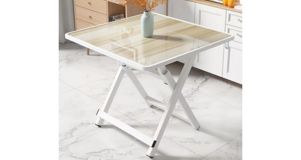 Skládací stůl GIULIO, černý mramor