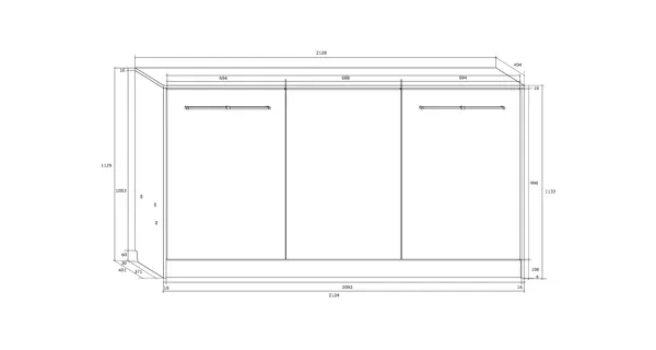 Sklápěcí postel CEDUNA, dub sonoma/bílá