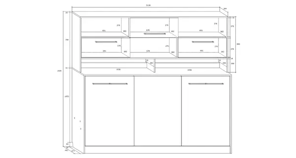 Sklápěcí postel s nástavcem CEDUNA, craft bílý/grafit