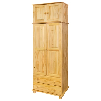 Skříň 2dveřová BRIGGS, lak