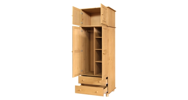 Skříň 2dveřová BRIGGS, vosk