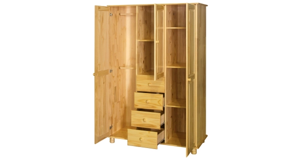 Skříň 3dveřová BRIGGS, lak