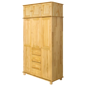 Skříň 3dveřová BRIGGS, lak