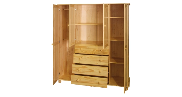 Skříň 4dveřová BRIGGS, lak