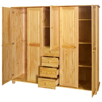 Skříň 5dveřová BRIGGS, lak