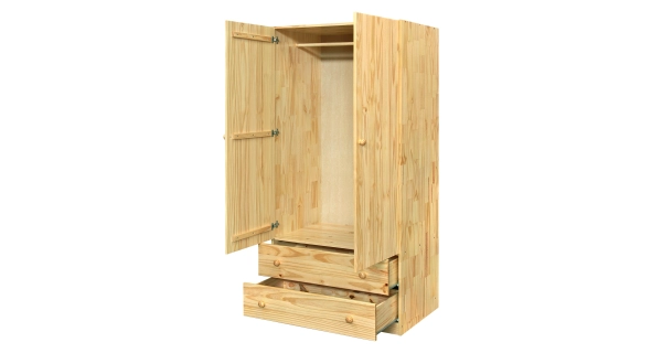Skříň AMENTET 2D2S, masiv smrk