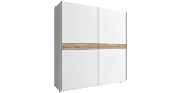 Skříň CHAUS typ 4 150 cm, bílá/dub sonoma 