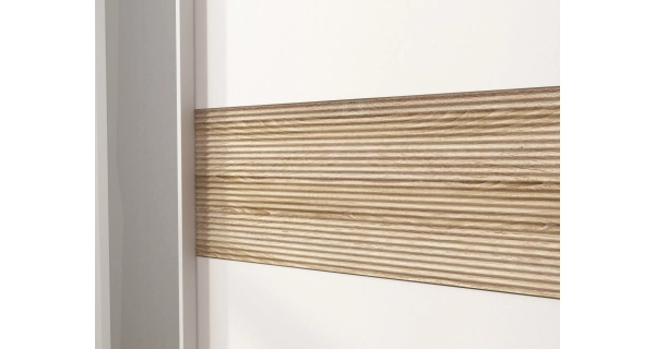 Skříň CHAUS typ 4 150 cm, bílá/dub sonoma 