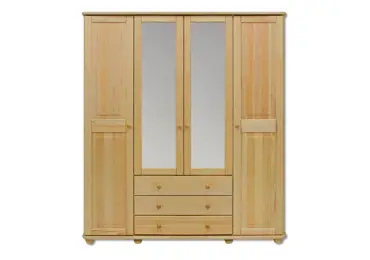 Skříň čtyřdveřová VETTORE, masiv borovice, moření: …