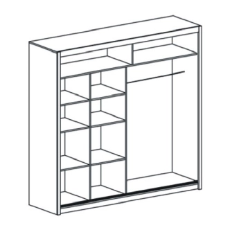 Skříň DONGOLA 2, dub sonoma