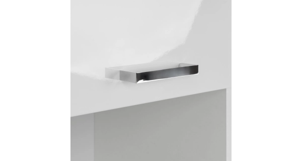 Skříň ELZA 2D, bílá/beton