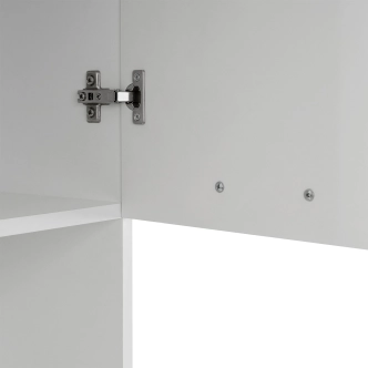 Skříň ELZA 2D, bílá/beton