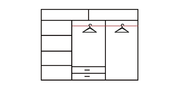 Skříň ERONGO 235, dub wotan