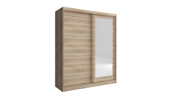 Skříň FELLOW 200 cm, dub sonoma 