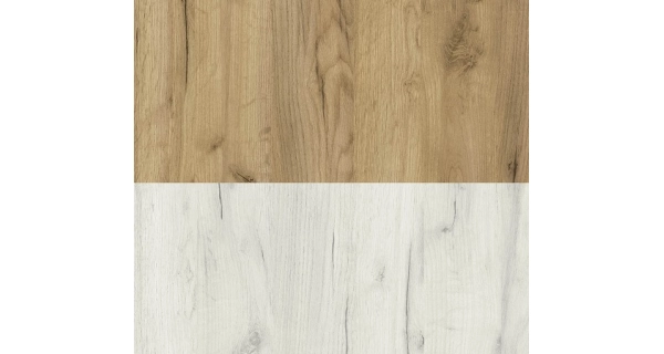 Skříň GIROLAMO, dub divoký/jasan bílý