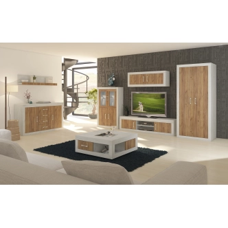 Skříň GOUDINI 2D, craft bílý/craft zlatý, 5 let záruka