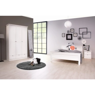 Skříň HUNGABEE 3D3S, bílá