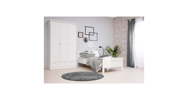 Skříň HUNGABEE 3D3S, bílá