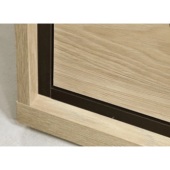 Skříň IPPOLITO 1D, dub hickory