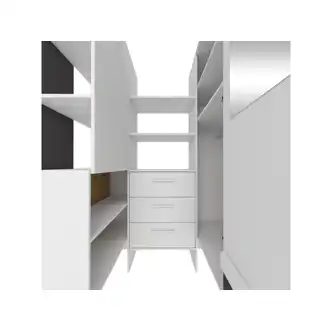 Skříň LEPON 155, dub artisan/bílá/grafit, 5 let záruka